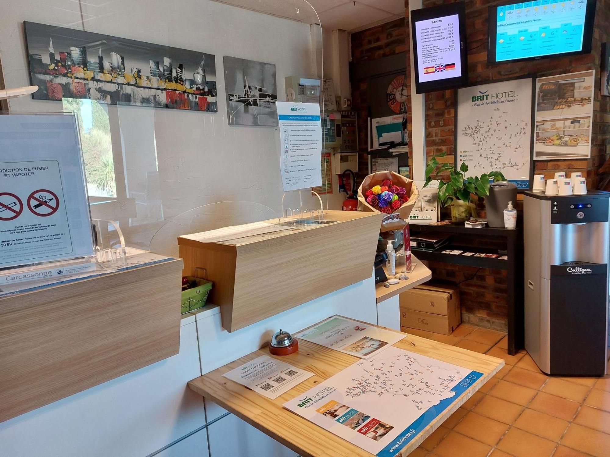 Brit Hotel Bosquet Carcassonne Cite מראה חיצוני תמונה